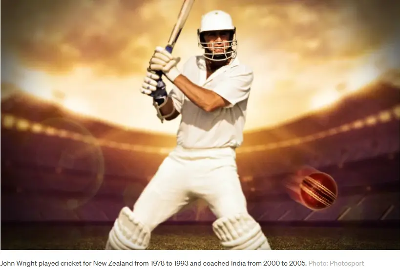 The top cricketer hitting a six is committed to Excellence
