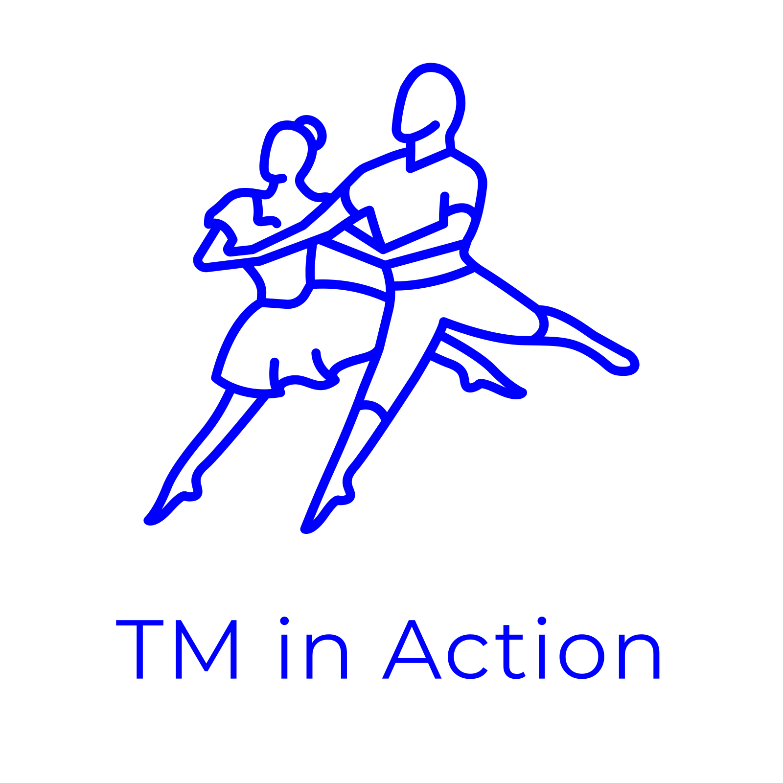 TM in Action logo – active dancing figures